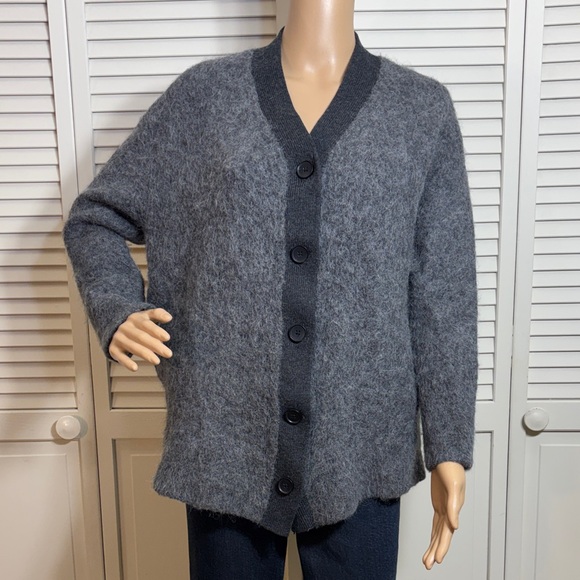 Everlane The Superfuzz Alpaca Oversized Cardigan Medium - Picture 5 of 15
